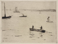 KG 09073
<br/>
Op de Maas
<br/>
<em>Storm van 's-Gravesande, Carel Nicolaas (1841-1924)</em>
